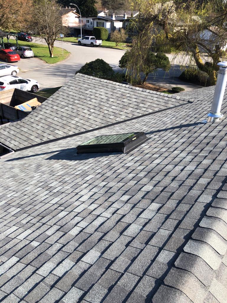 New roof completed by BQR in Port Coquitlam