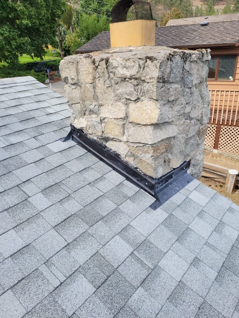QR just completed this cedar conversion to asphalt shingles in Kelowna