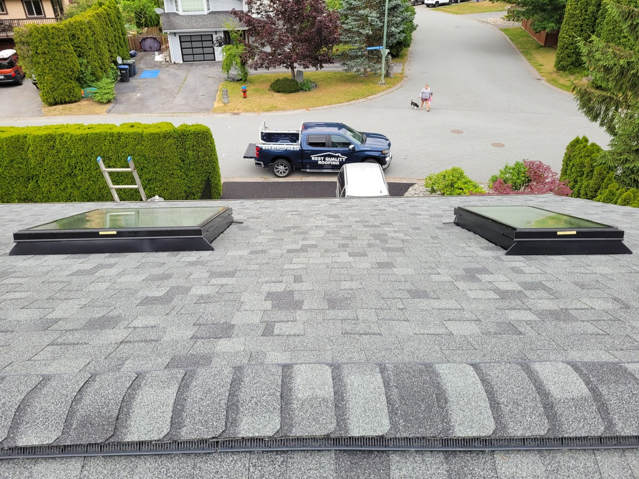 BQR - New roof and skylights in Squamish