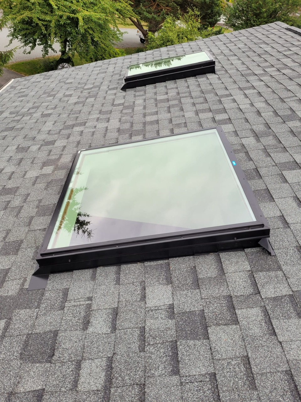 New roof and skylights in Squamish BC by BQR