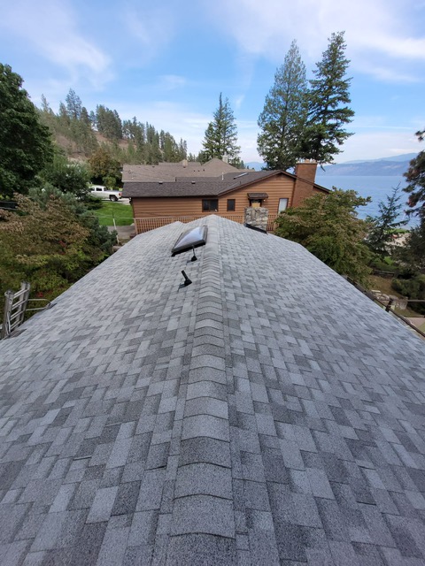 QR just completed this cedar conversion to asphalt shingles